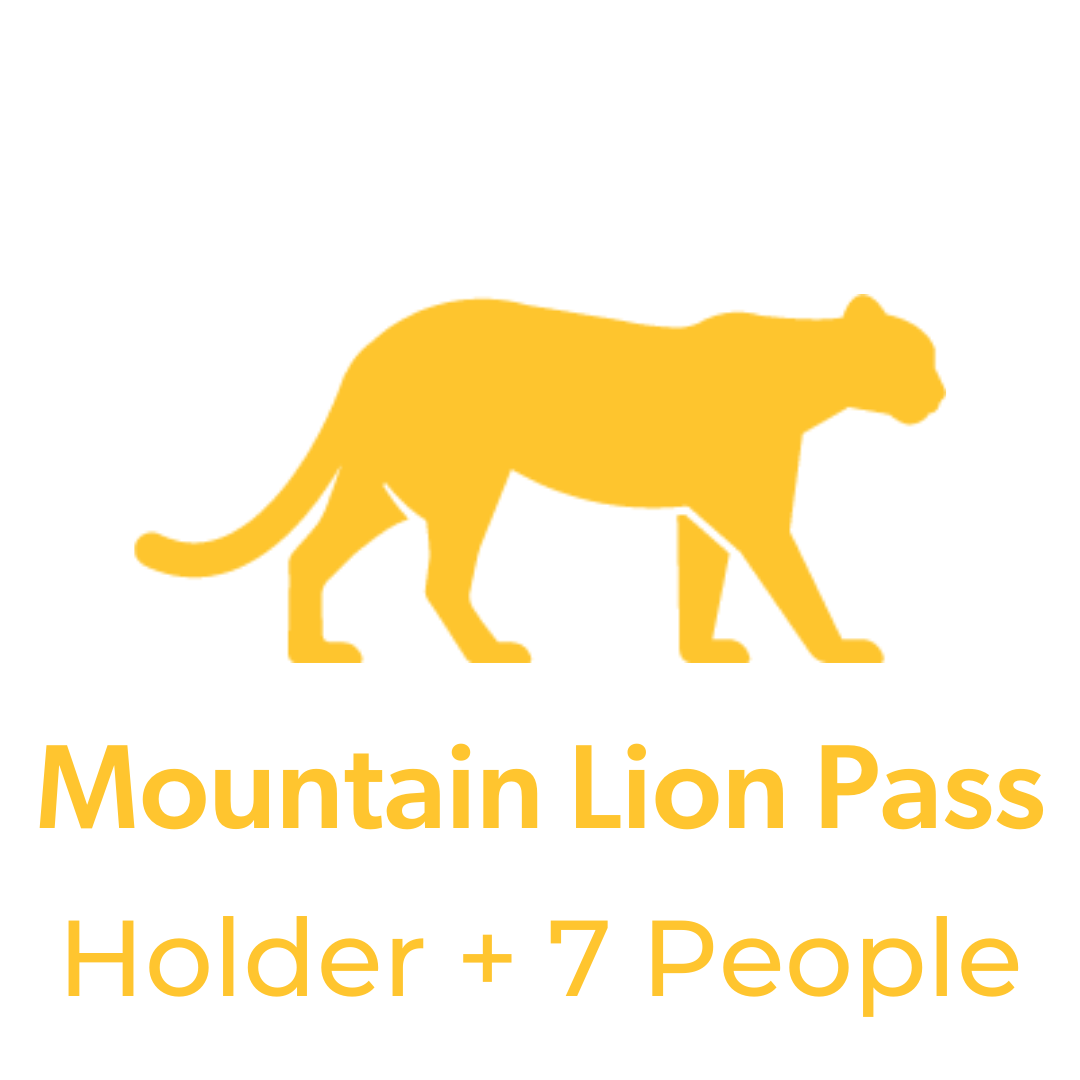 2025 Season Pass - Mountain Lion (Holder + 7 People)
